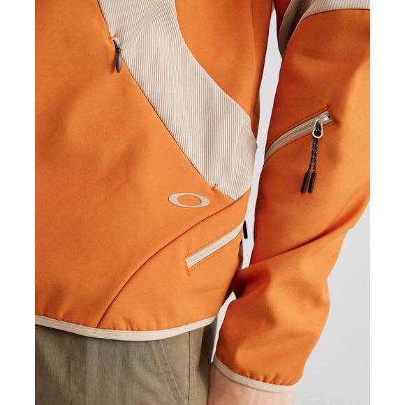OAKLEY Latitude Arc Full Zip‎ Jacket size XL Orange New With Tags - Picture 5 of 6